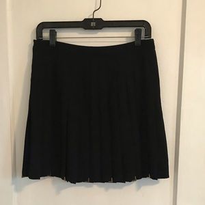 SOLD! Zara pleated skirt with gold detail
